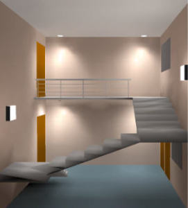 Wall and ceiling mounted luminaires